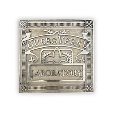Silver Finish Brass Name Plate