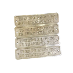 Brass Name Plaque for Office Door