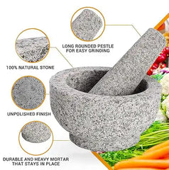 Stone Mortar and Pestle Set