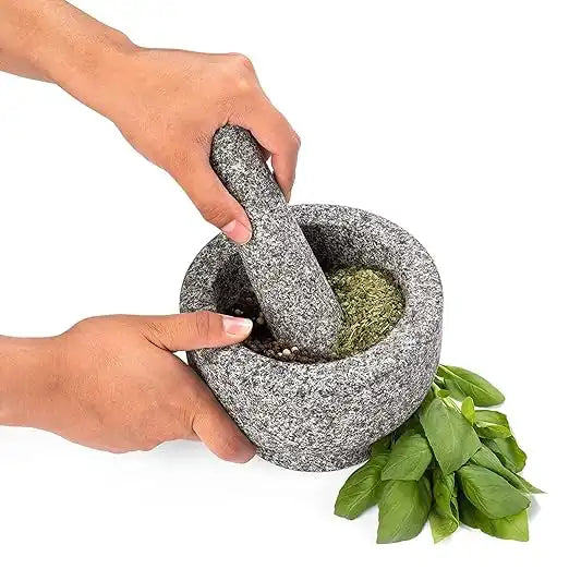 Stone Mortar and Pestle Set