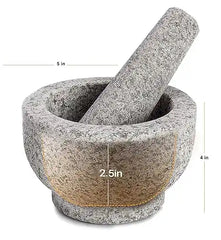 Stone Mortar and Pestle Set