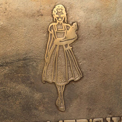 Placa de latón conmemorativa de la esposa del granjero FWMBP85