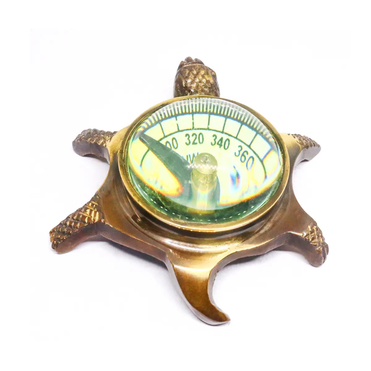 Tortoise Shape Nautical Brass Compass TBC122