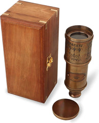 Télescope Victoria en laiton antique BT019
