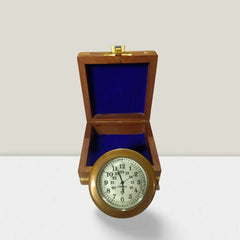 Horloge de table boussole en laiton avec gravure personnalisée BCTC17