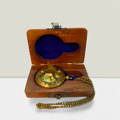 Reloj de bolsillo de latón con cadena y grabado personalizado BPCW21