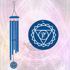 Carillón de viento Vishudha Chakra para el hogar WCP017