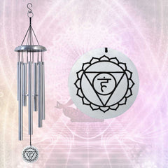 Carillón de viento Vishudha Chakra para el hogar WCP017