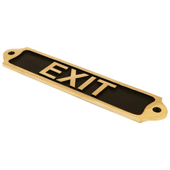 Stylish Black Finish Exit Sign for Home & Office