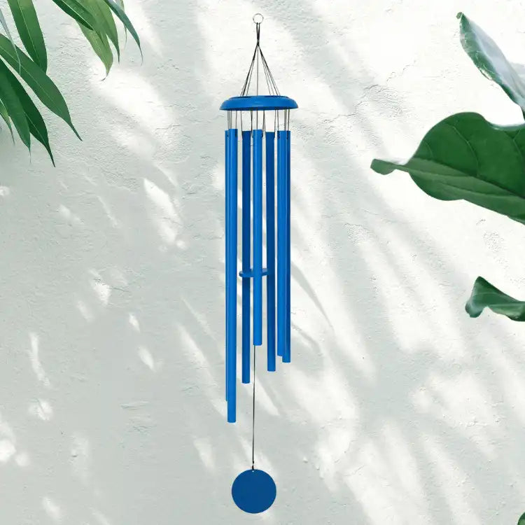 30-Inch Blue Corinthian Bells Wind Chime