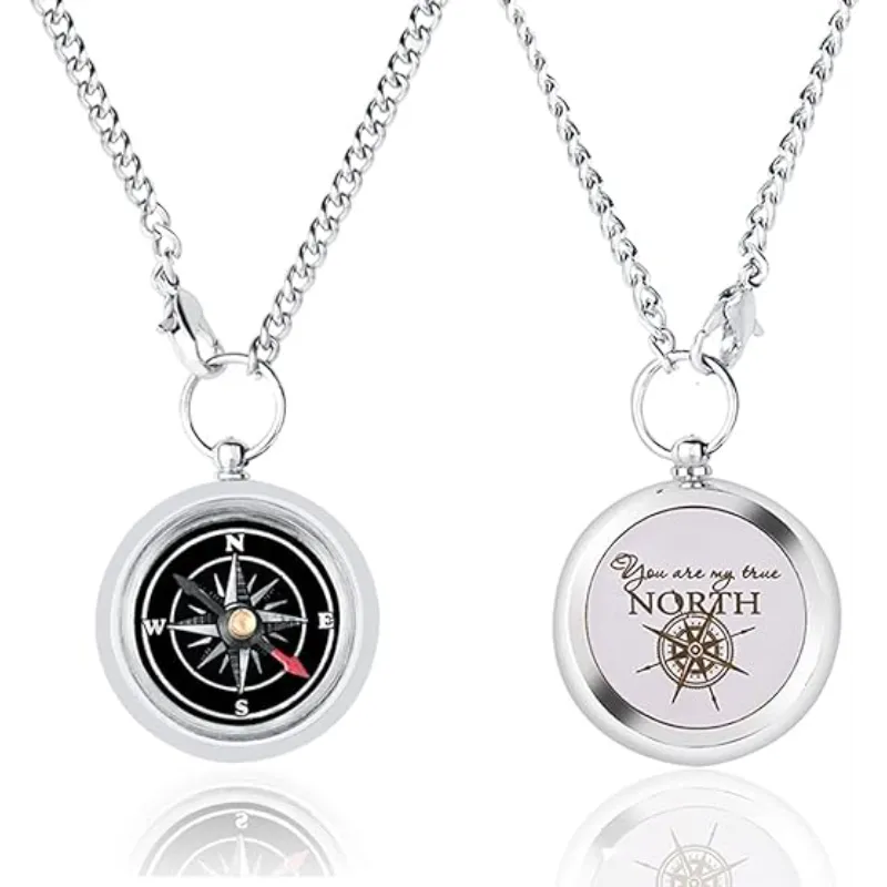 Engraved Compass Locket CL101