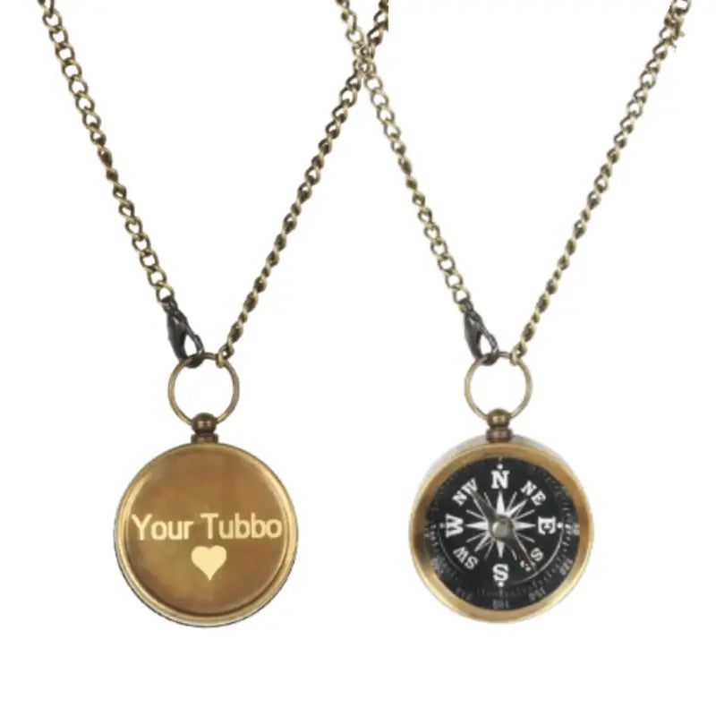 Your Tommy, Your Tubbo: Matching Compass Necklaces