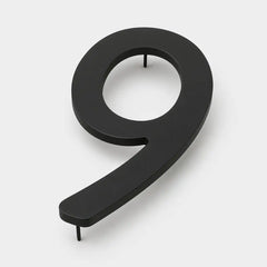 House number plaque with engraved address
