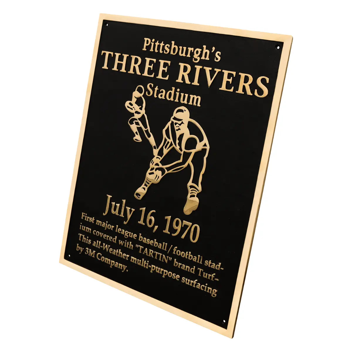 custom brass metal plaque 