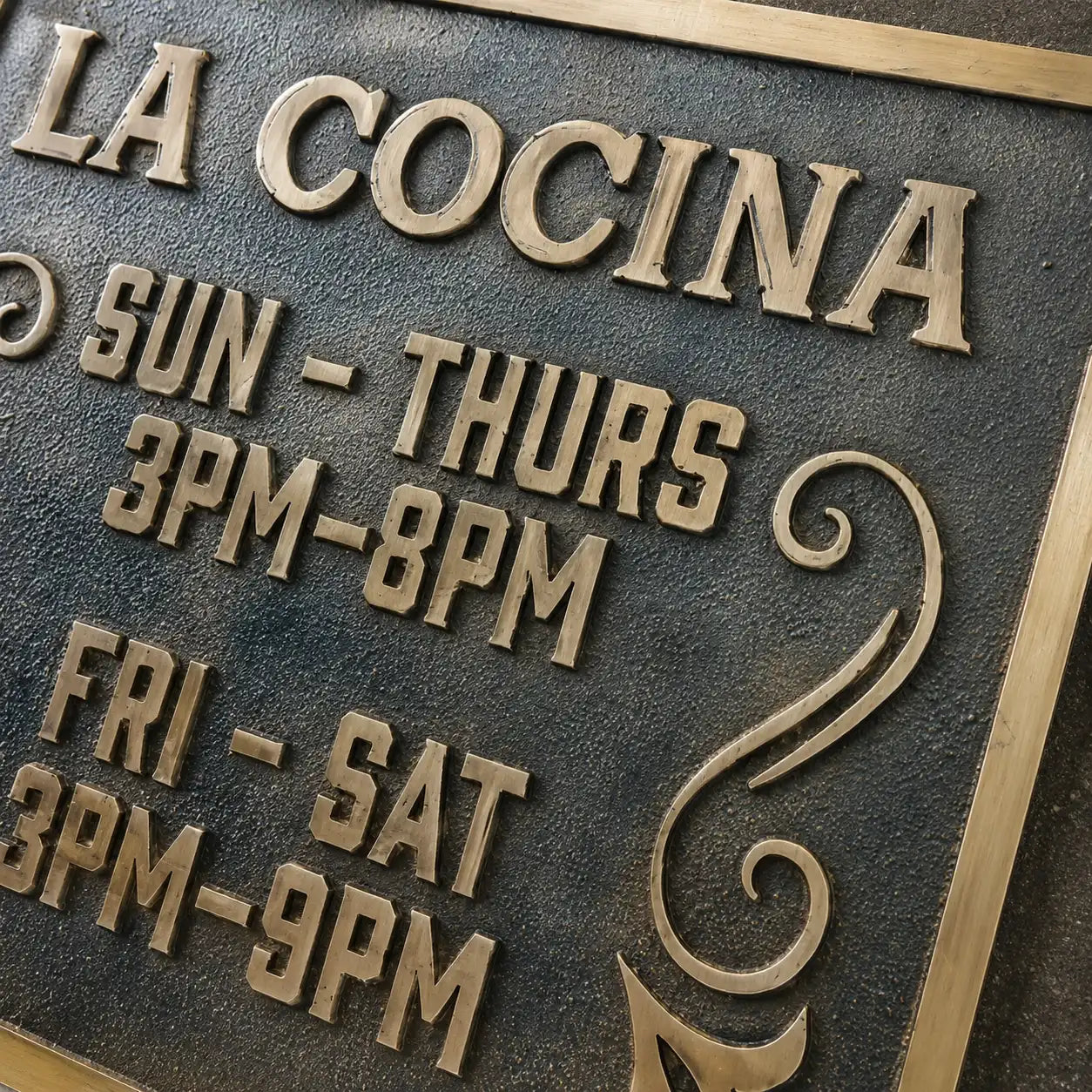 Solid bronze plaque with personalized custom engraving