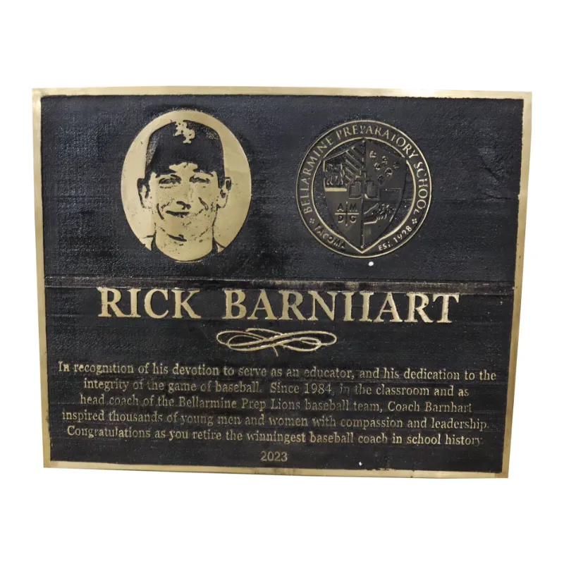 bronze plaque for remembrance