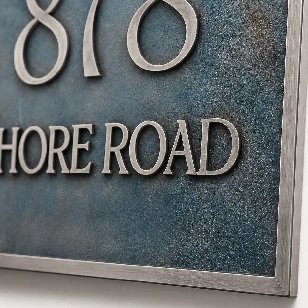 Personalized cast bronze plaque for business, memorial, or historical signage