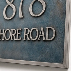 Personalized cast bronze plaque for business, memorial, or historical signage