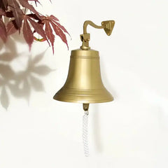 classic brass ship bell for home and garden