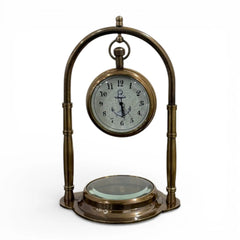 Horloge de bureau personnalisée avec boussole DCC0023