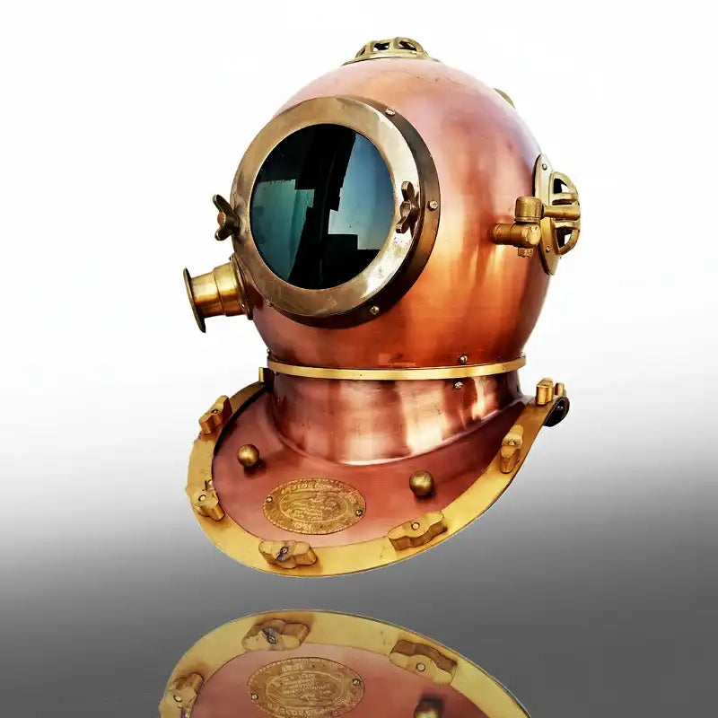 Copper Diving Helmet Replica – US Navy Mark V Style