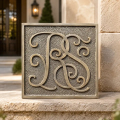 Weather-resistant brass and bronze plaques with personalized engraving