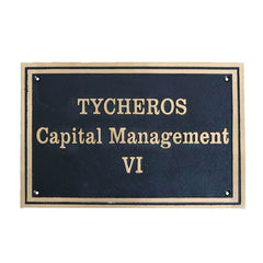 brass name sign for awards | personalized brass tag for plaques