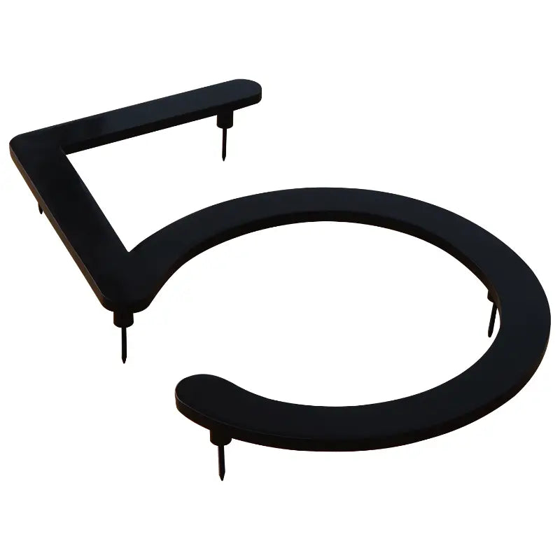 brass door letter sign