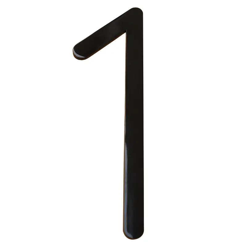 Custom brass house number sign | premium brass engraved house number
