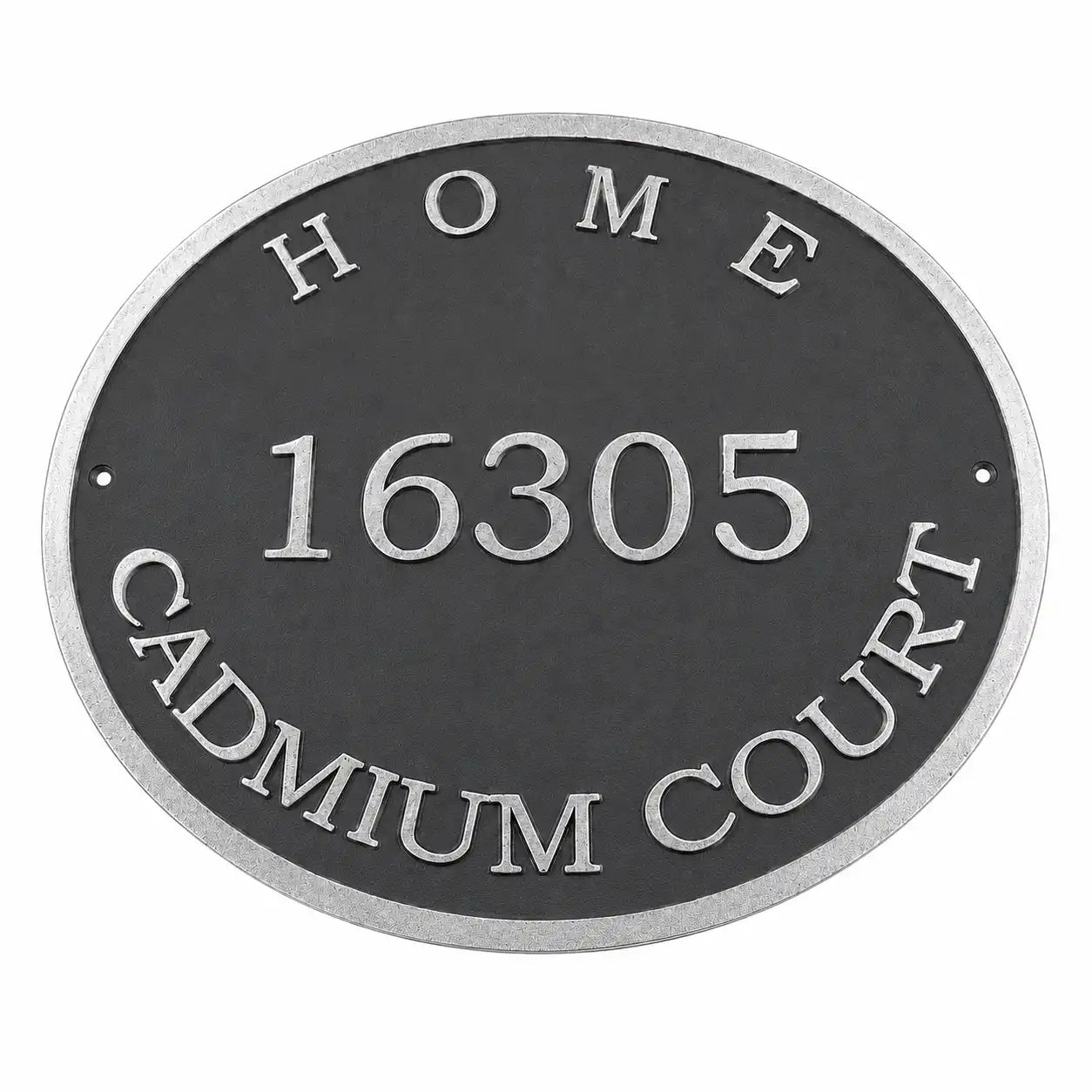 Solid brass surface with premium engraved finish