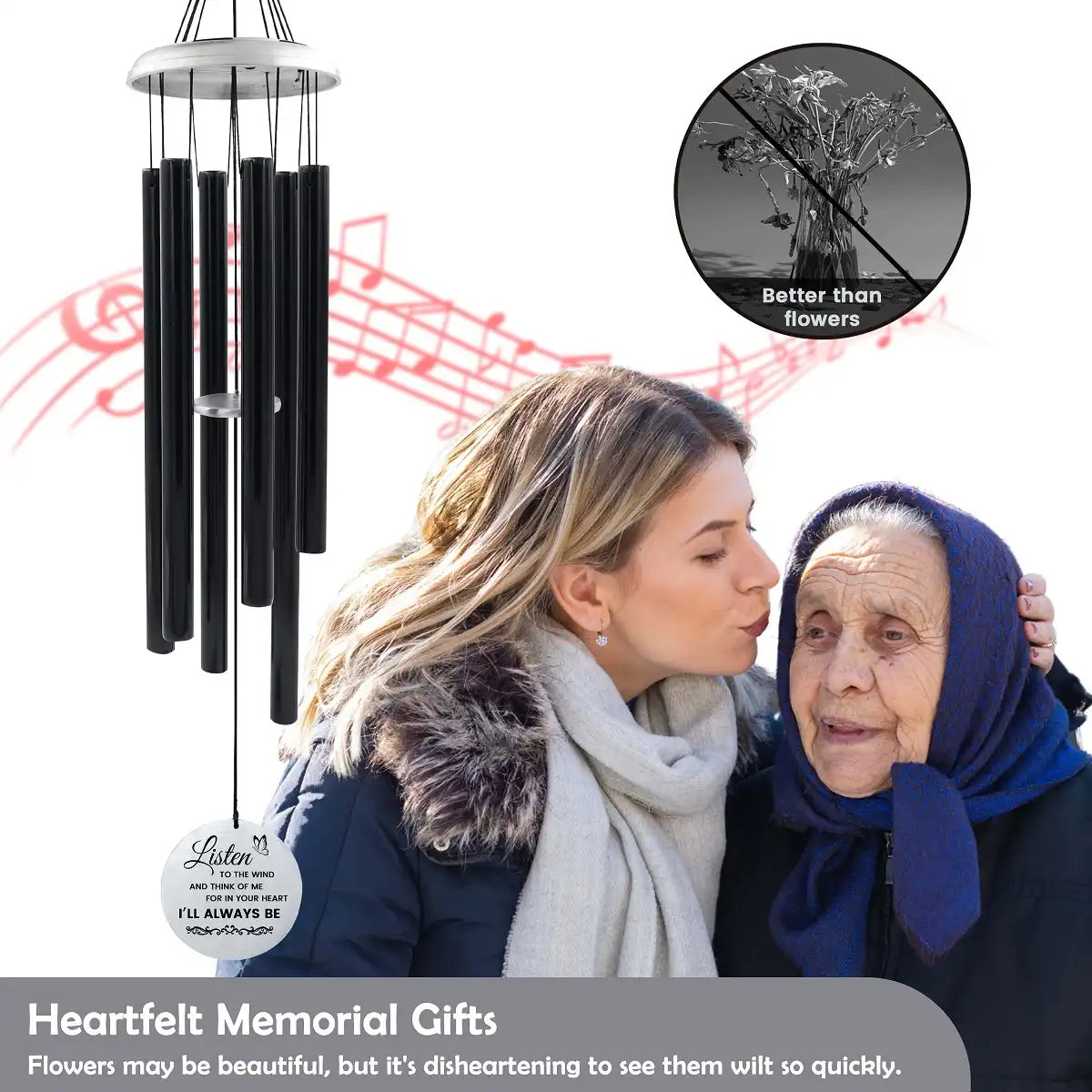 Memorial Sympathy Wind Chime Gift