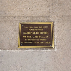 historic site identification plaque