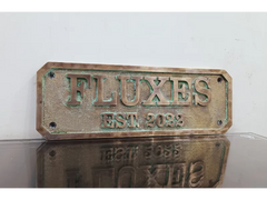 Customized Cast Brass Door Signs Plaque Plate BP08