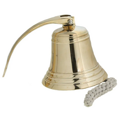 brass ship bell 4-inch shiny wall hanging
