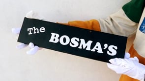 Business Address Brass Plaque : Unique design