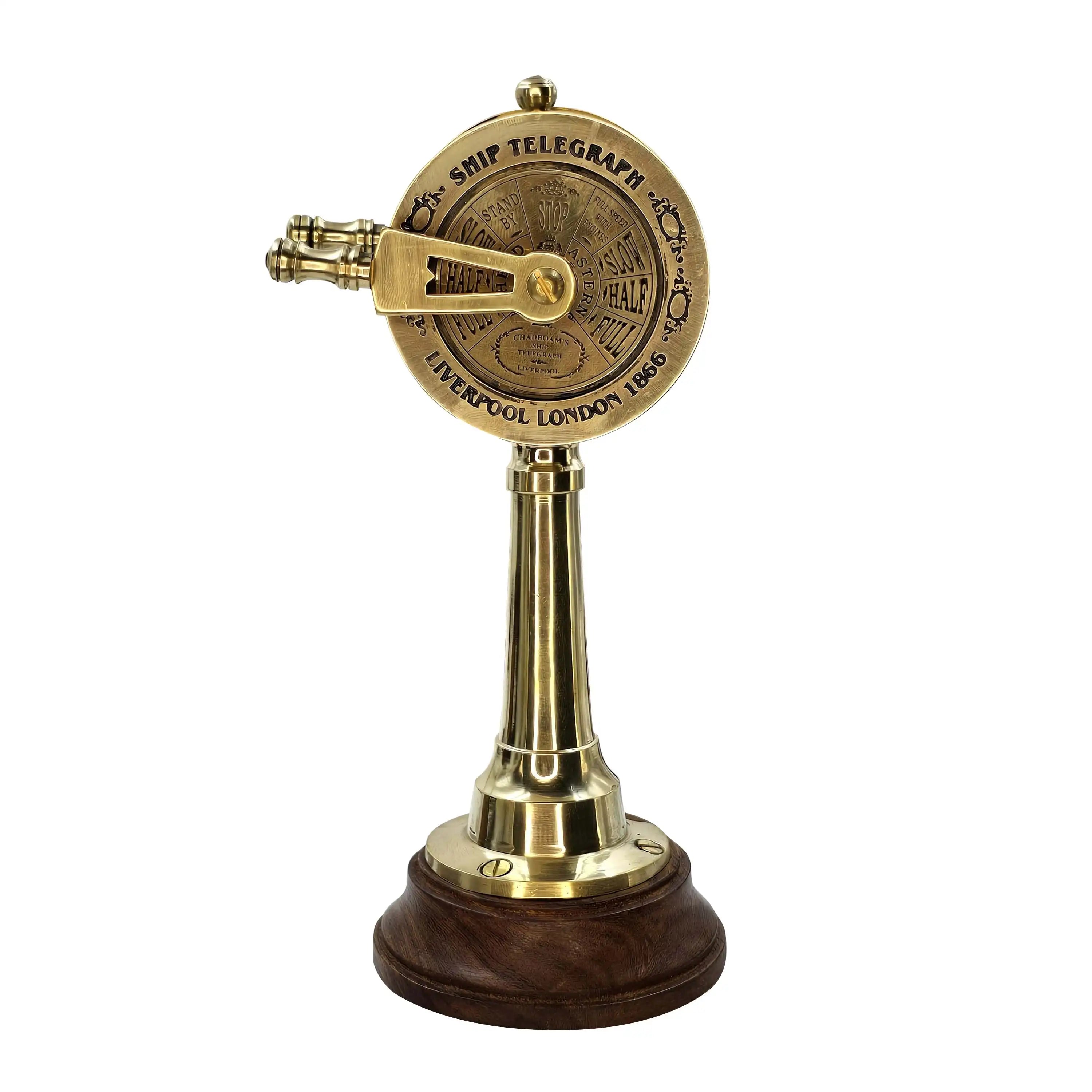 Brass Ship Engine Room Telegraph 
