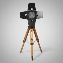 Small adjustable tripod spotlight lamp