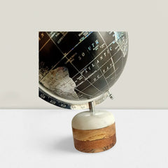 antique-style globe study room decor