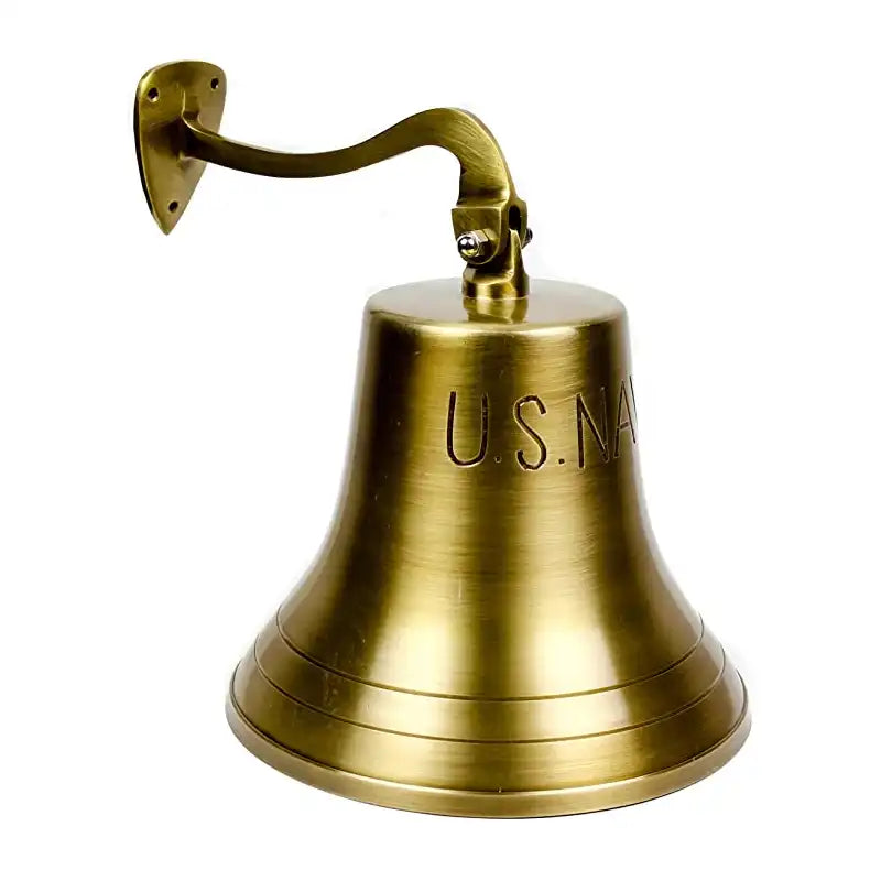 BrassUs Navy Bell, Antique Finish : Home & Kitchen 