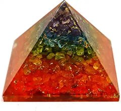 3 Inches Orgone Crystal Pyramid for Protection Healing and Meditation