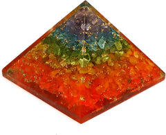 3 Inches Orgone Crystal Pyramid for Protection Healing and Meditation