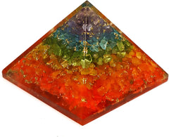 4 Inches Orgone Crystal Pyramid for Protection Healing and Meditation