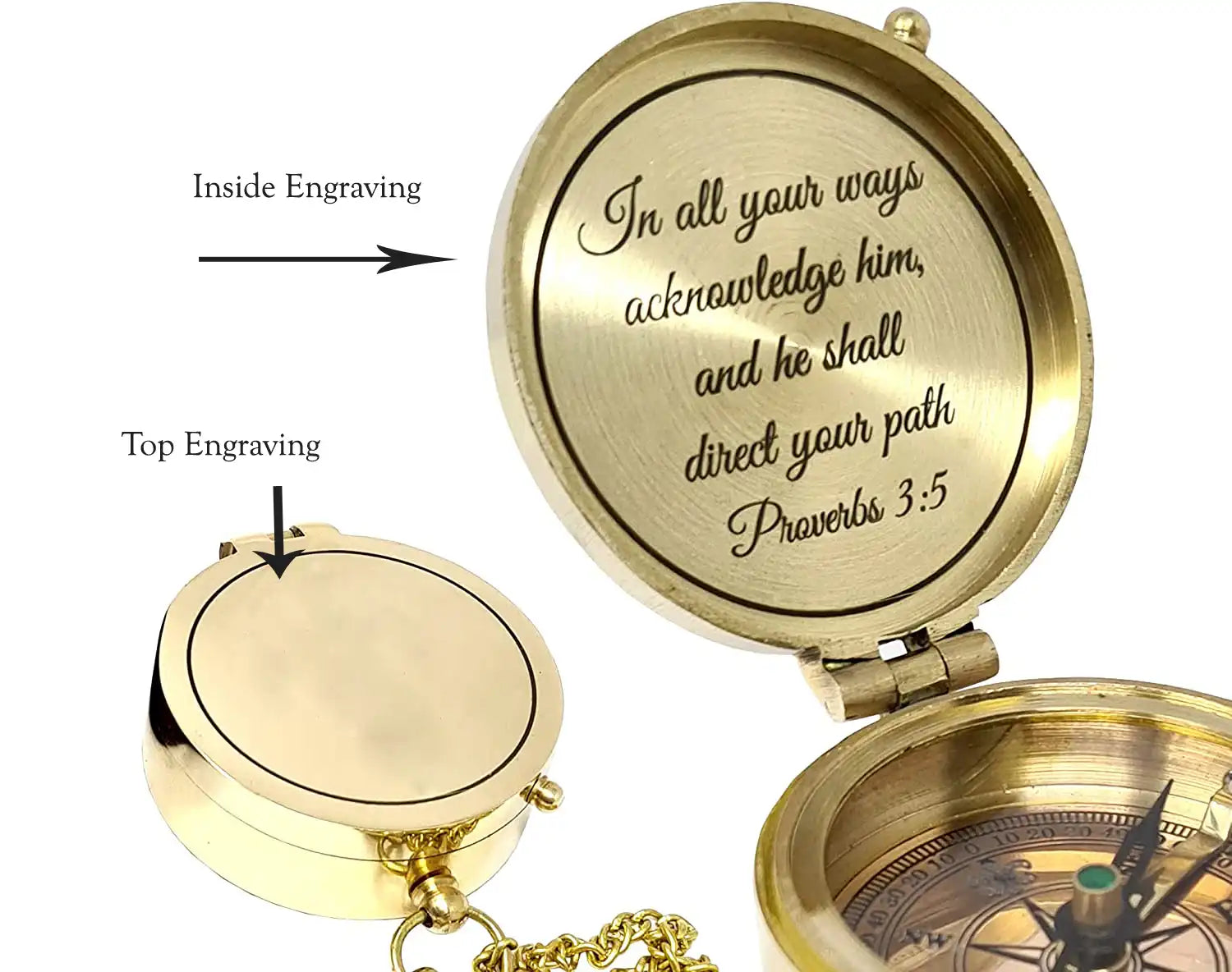 God's Path Compass, Religious Gifts, Christian Gifts for Men, Catholic Gifts, Baptism Gifts for Boy