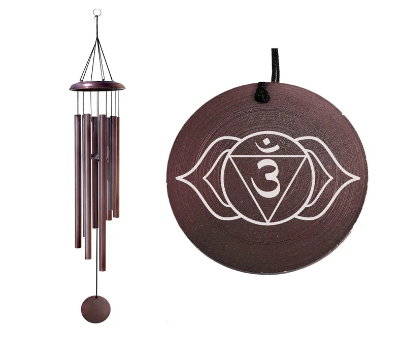 Ajna Chakra Yantra Corinthian Bell Wind Chime for Home WCP01