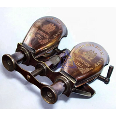 Antique Vintage Brass Opera Glasses Folding Binocular BP04