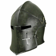 Medieval Barbute Great Knight Templar Sca Larp Crusader Helmet