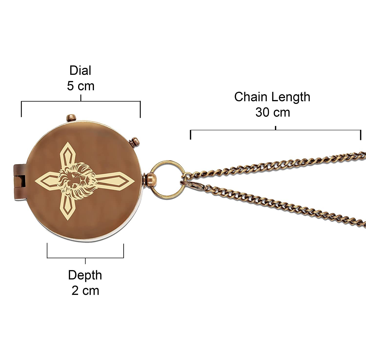 Be strong and courageous Engraved Compass with creative leather pouch, Meaningful inspirational gift for loved, Birthday gift, Anniversary gift, confirmation gift, Christmas gift