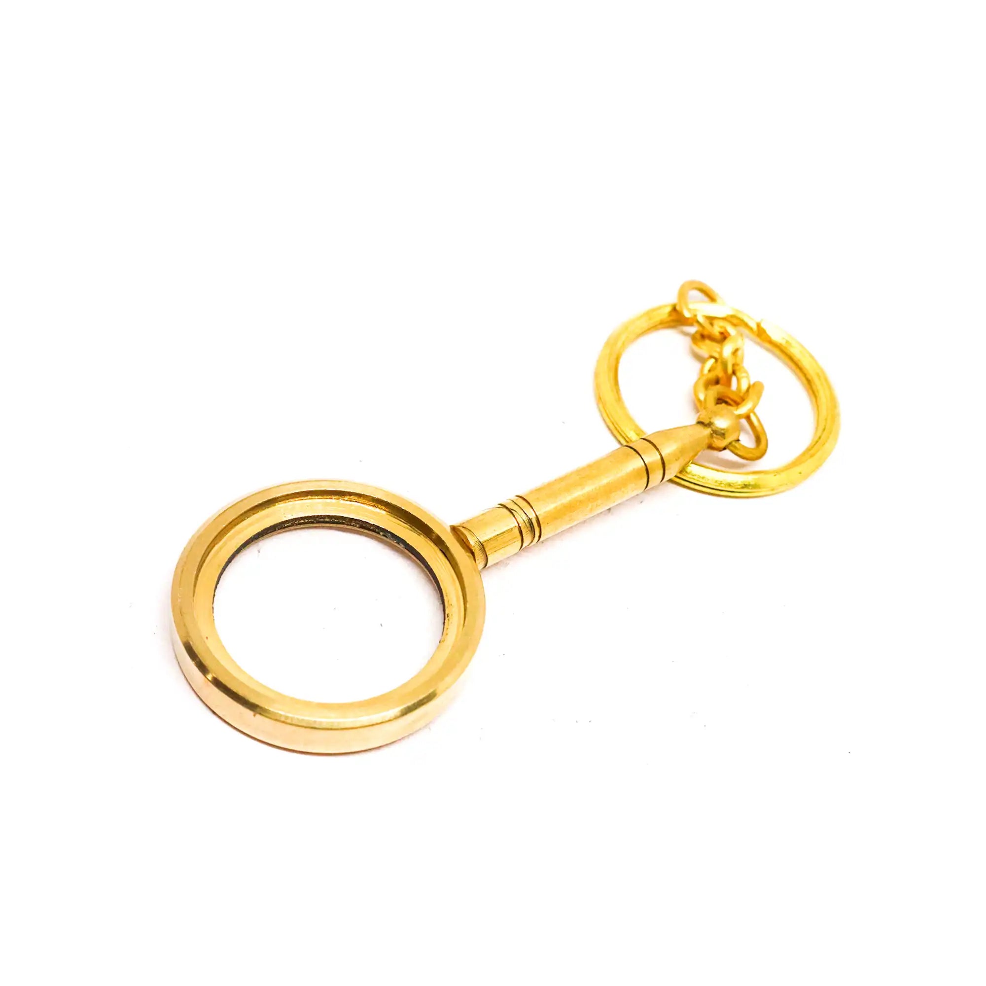 Brass Magnifier Key Ring BMKR01