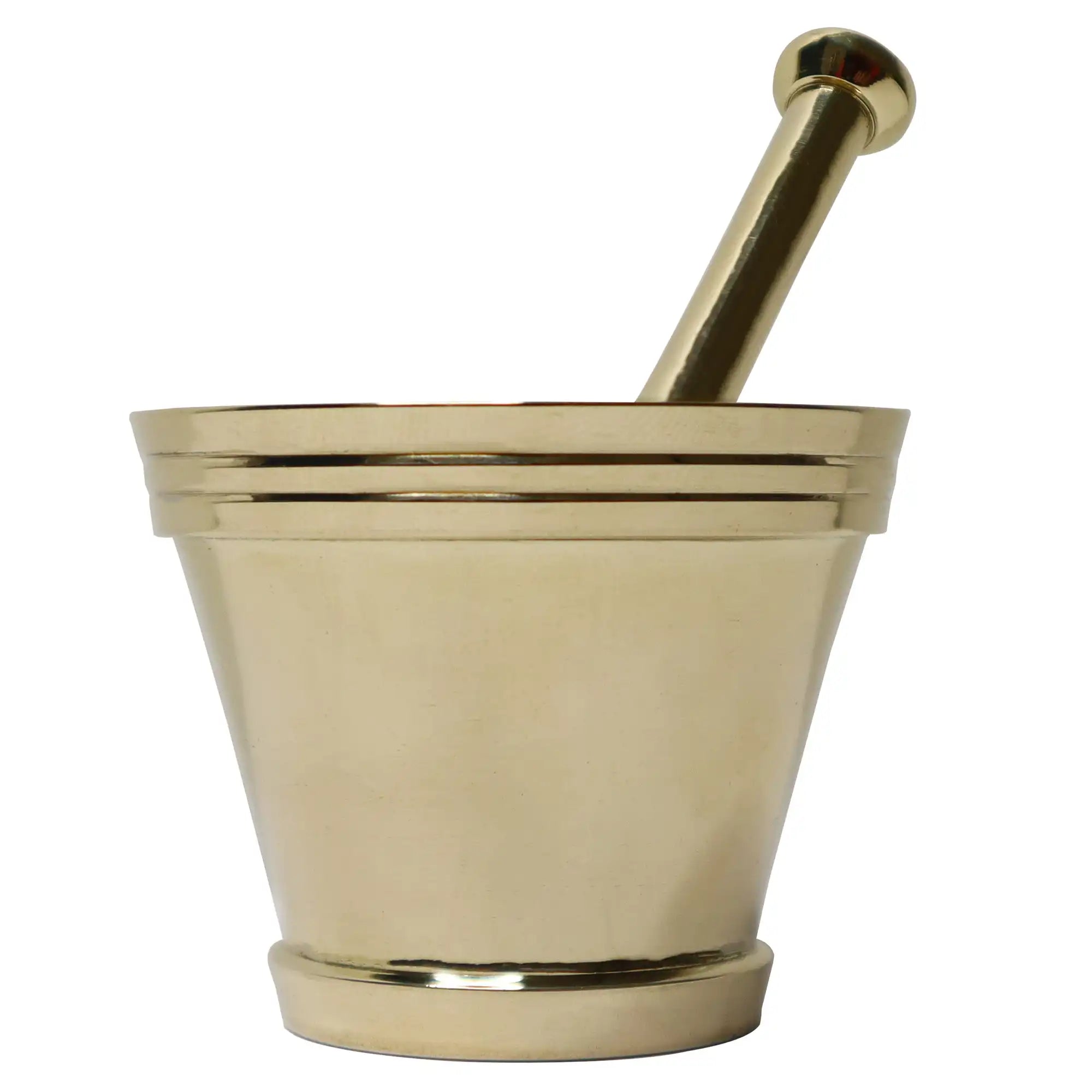 Brass Mortar and Pestle | Mortar and Pestle | Kitchen Essentials | Spice Grinding Tool | Traditional Spice Grinder | Healthy Kitchen Tool
