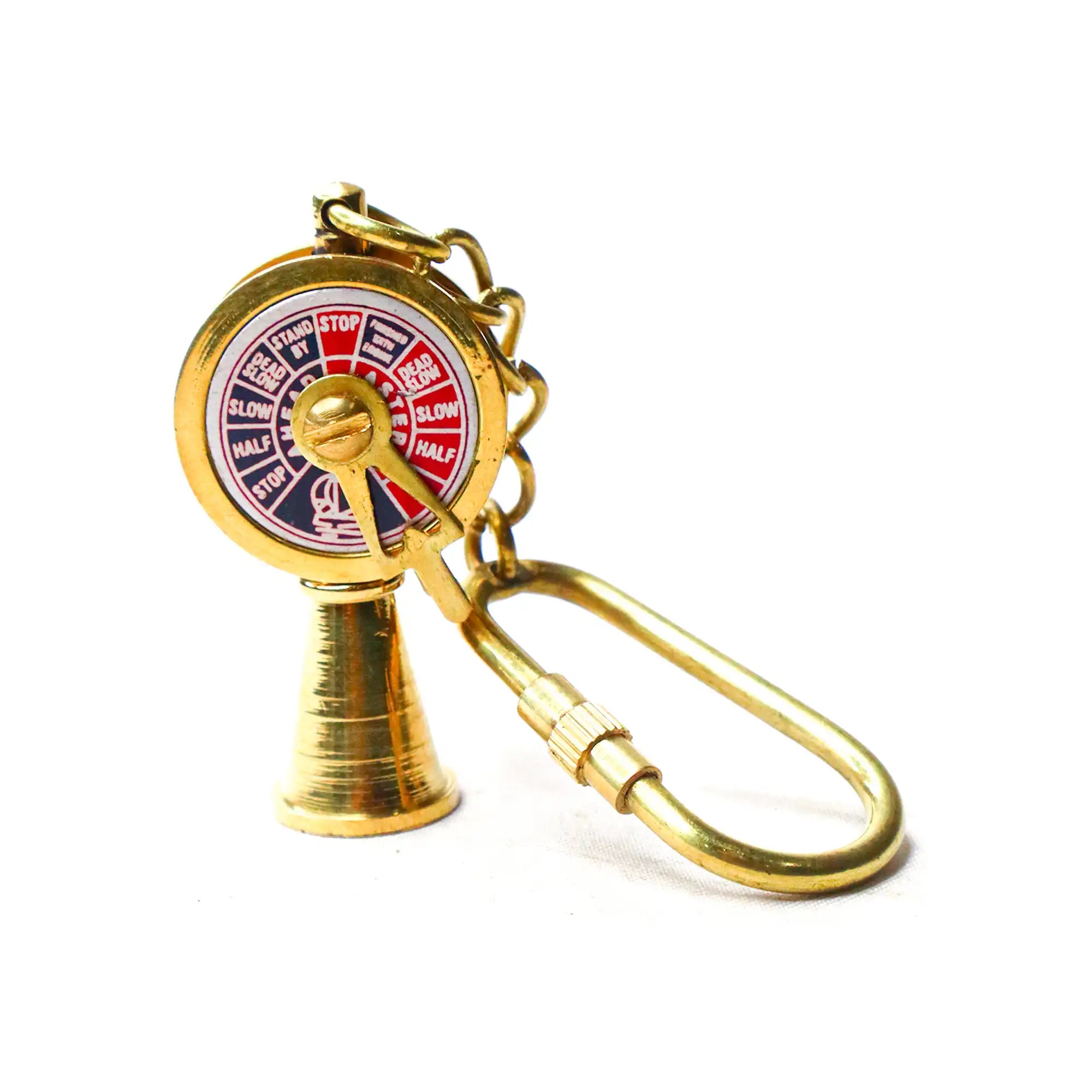 Brass Telegraph Key Ring BTKR01